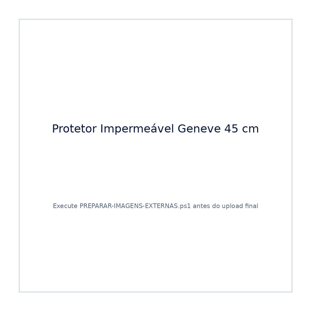 Acessório Ortobom Protetor Impermeável Geneve 45 cm