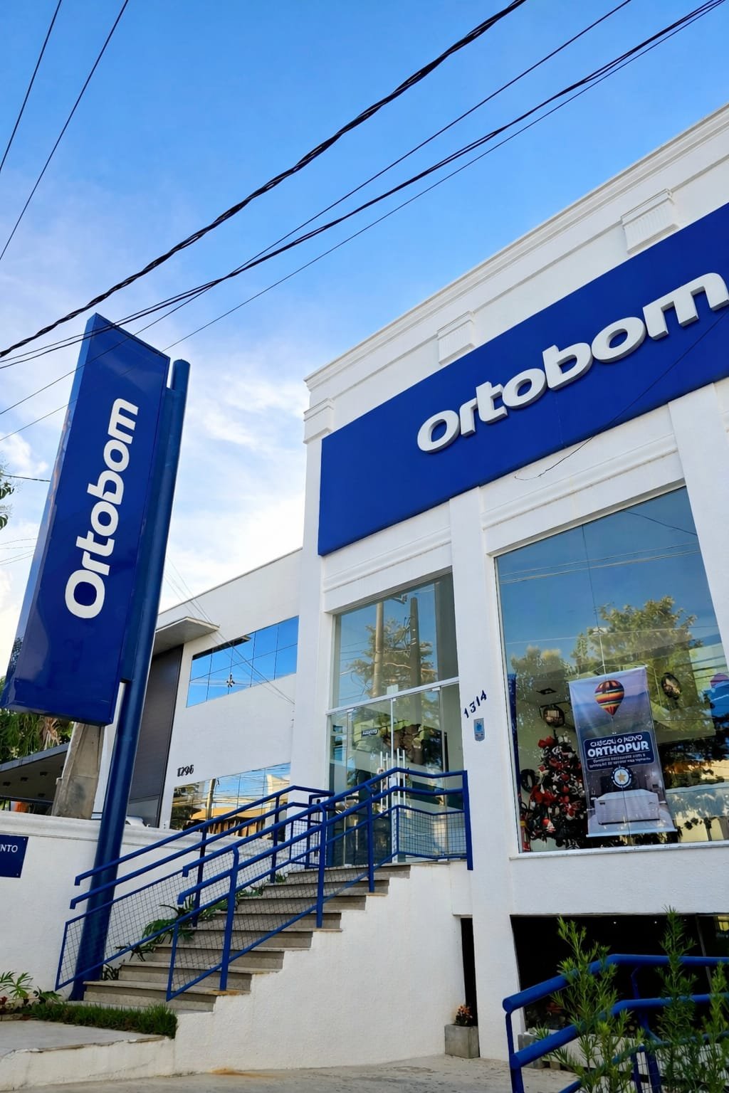 Fachada da loja Ortobom Cômitre Campolim