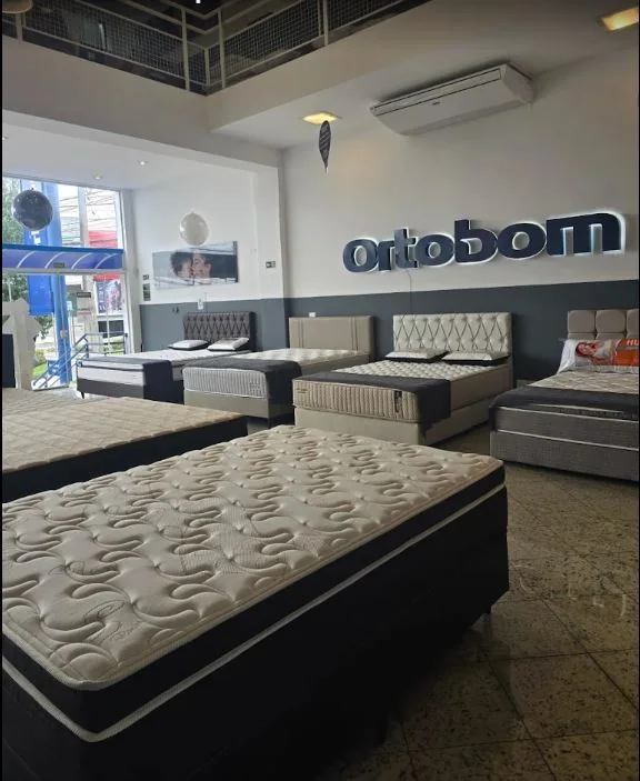 Showroom de colchões Ortobom no Campolim